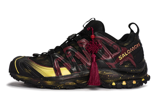 Salomon XA Pro 3D La Yaute × 811 Manufacturing CNY Limited Edition Unisex Outdoor Shoes – Black, Red & Gold