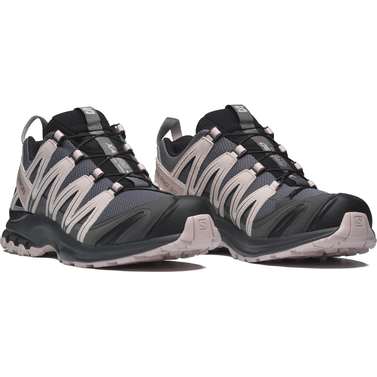 Salomon XA Pro 3D Low-Top Running Shoes — Quiet Purple | Unisex Comfortable Soft Trail Sneakers