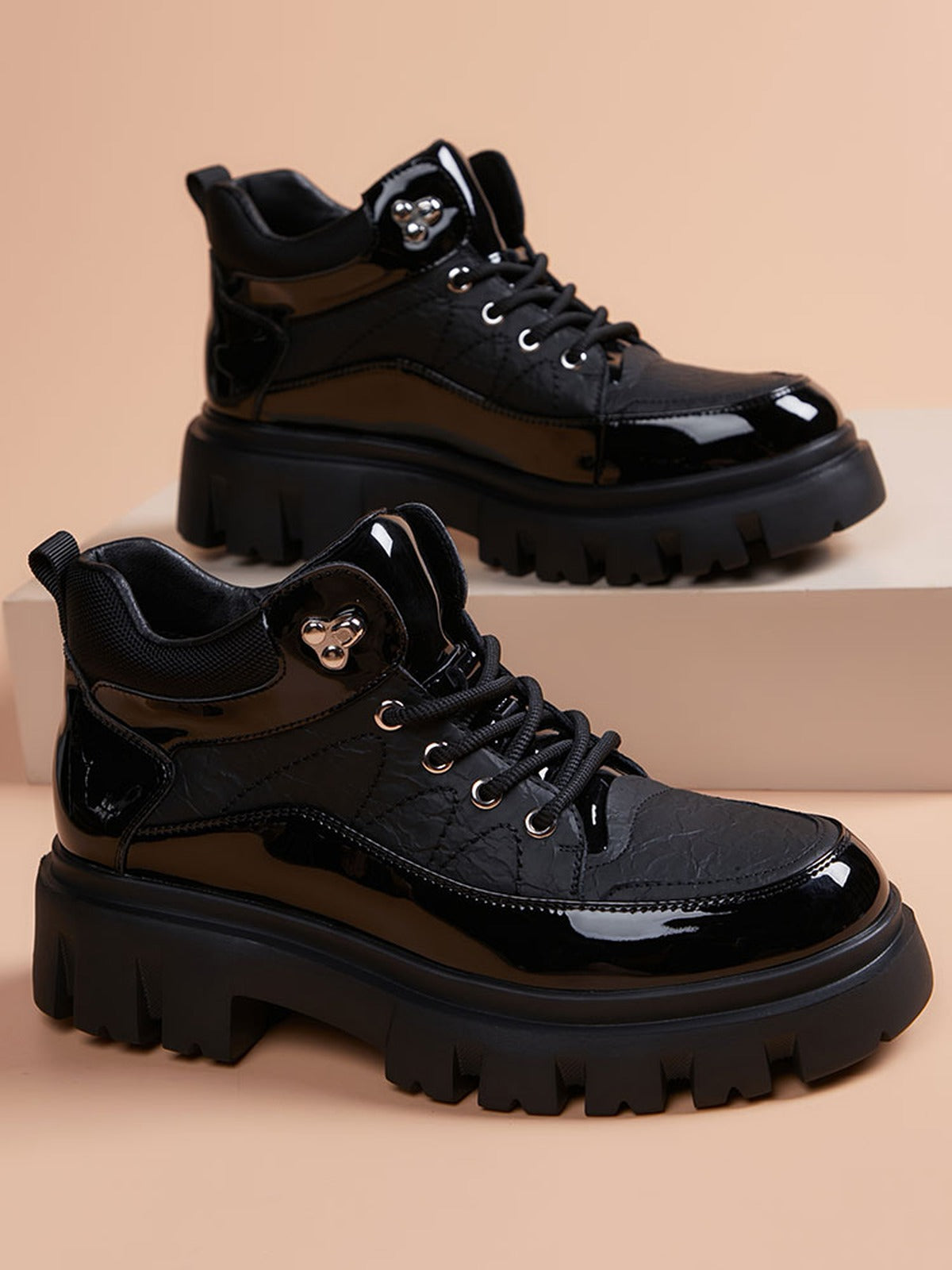 Handcrafted Genuine Leather Men's Boots - product view 5