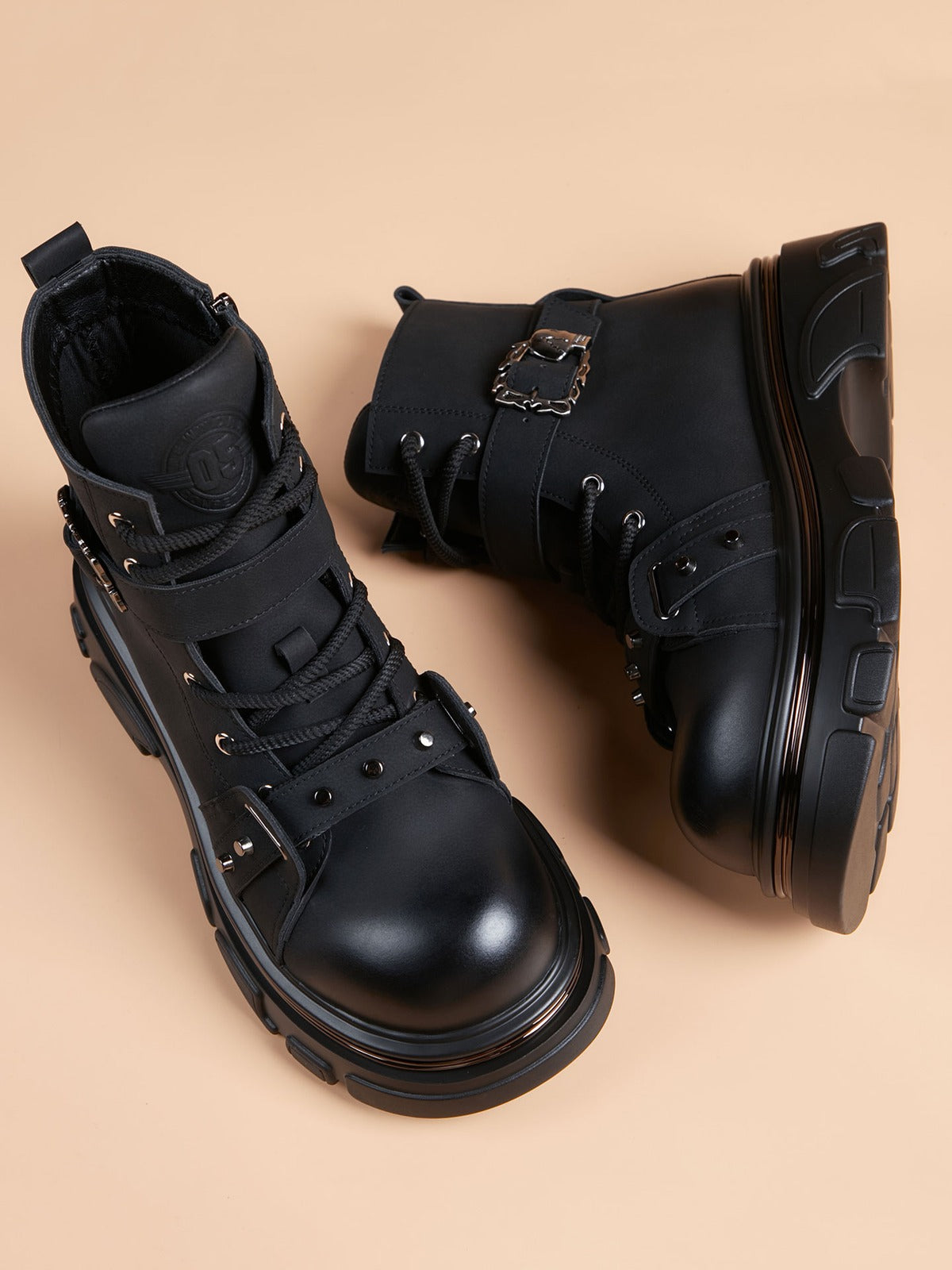 Handcrafted Genuine Leather Men's Boots - product view 5