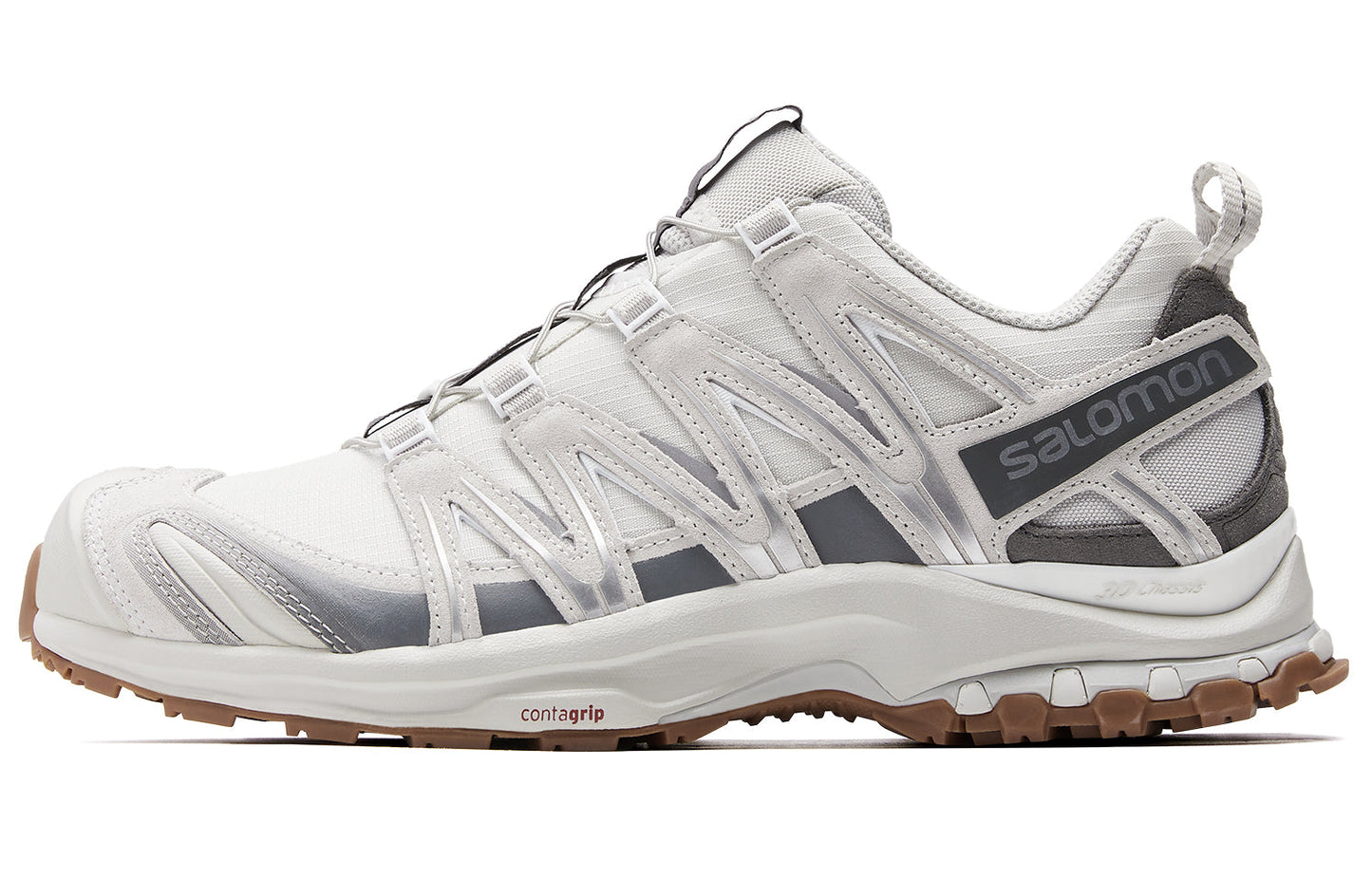 Salomon XA Pro 3D Suede Unisex Outdoor Shoes – Feather Grey & White
