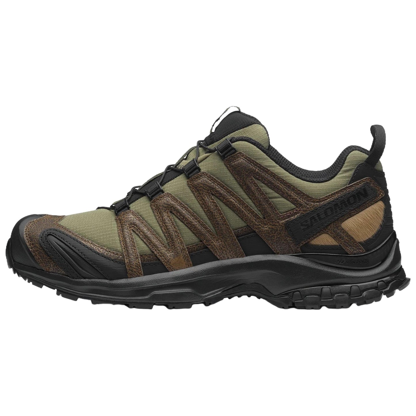Salomon XA Pro 3D Distressed LTR Unisex Outdoor Shoes – Green & Brown