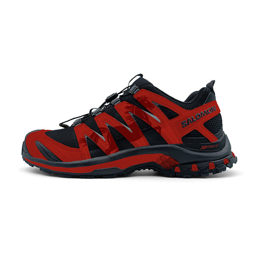 Salomon XA Pro 3D La Yaute CNY Horse Year Limited Edition Unisex Outdoor Shoes – Red