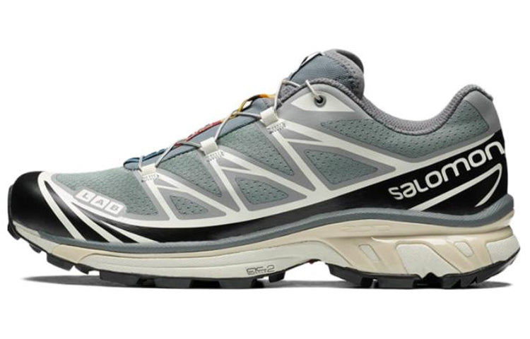 Salomon XT-6 RECUT Monument/Phantom Low-Top Running Shoes | Unisex Trail Sneakers