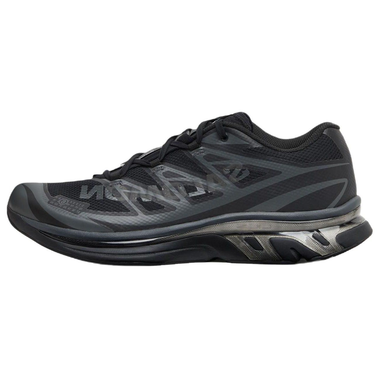 MM6 Maison Margiela x Salomon Unisex Lifestyle Sneakers – Black & Dark Grey