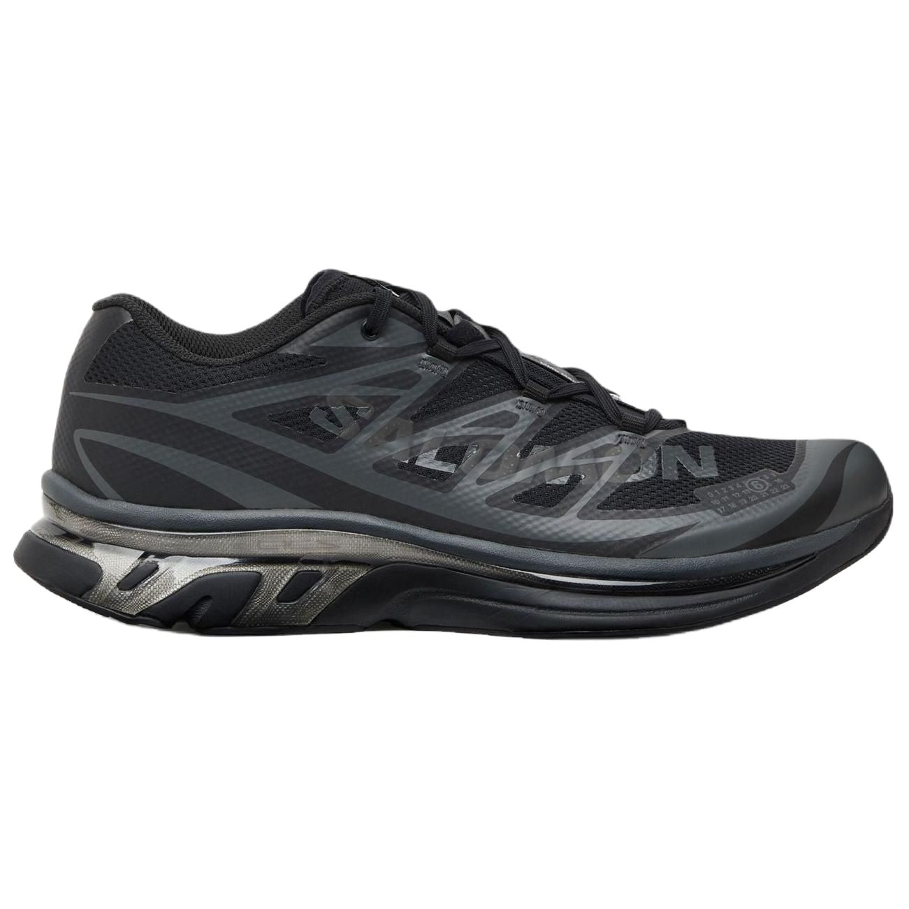 MM6 Maison Margiela x Salomon Unisex Lifestyle Sneakers – Black & Dark Grey