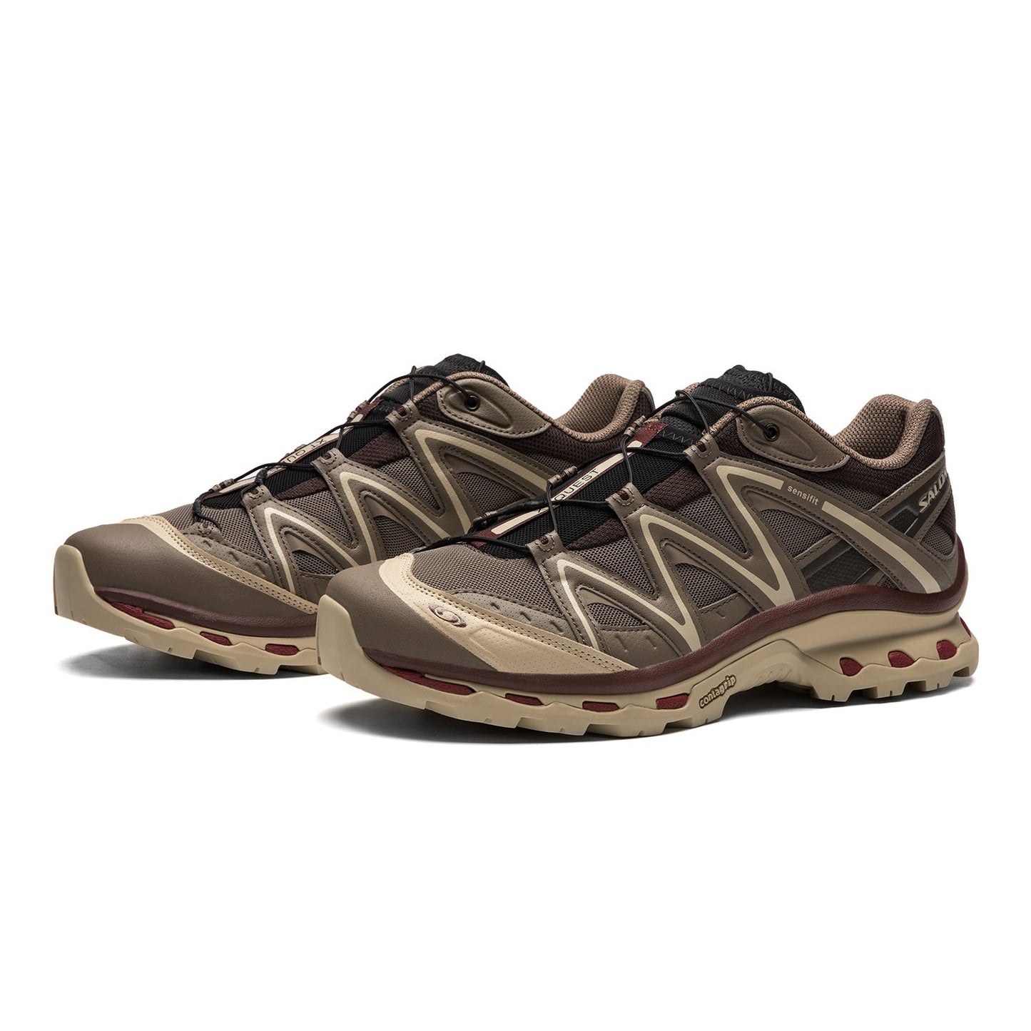 Salomon XT-Quest Unisex Outdoor Shoes – Brown & Yellow