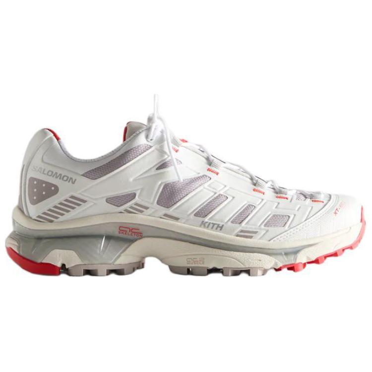 Salomon x KITH XT-4K Unisex Running Shoes – White & Grey