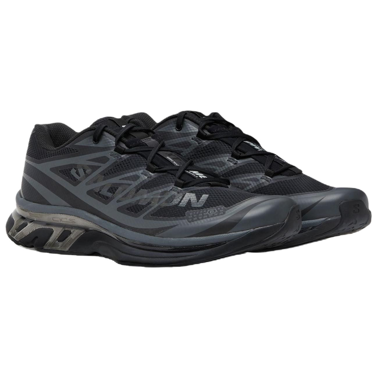 MM6 Maison Margiela x Salomon Unisex Lifestyle Sneakers – Black & Dark Grey