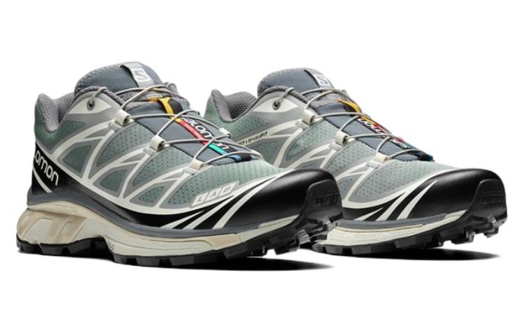 Salomon XT-6 RECUT Monument/Phantom Low-Top Running Shoes | Unisex Trail Sneakers