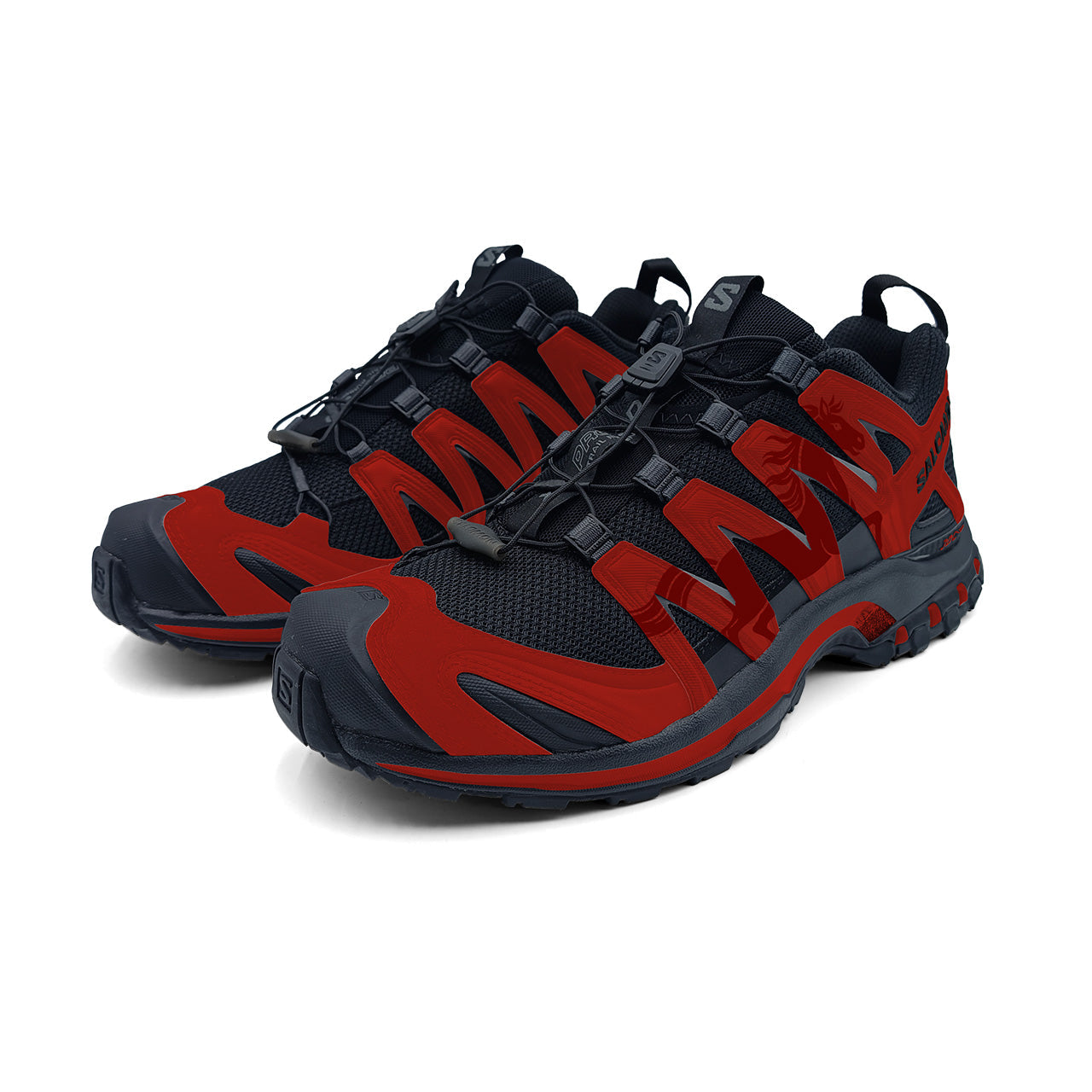 Salomon XA Pro 3D La Yaute CNY Horse Year Limited Edition Unisex Outdoor Shoes – Red
