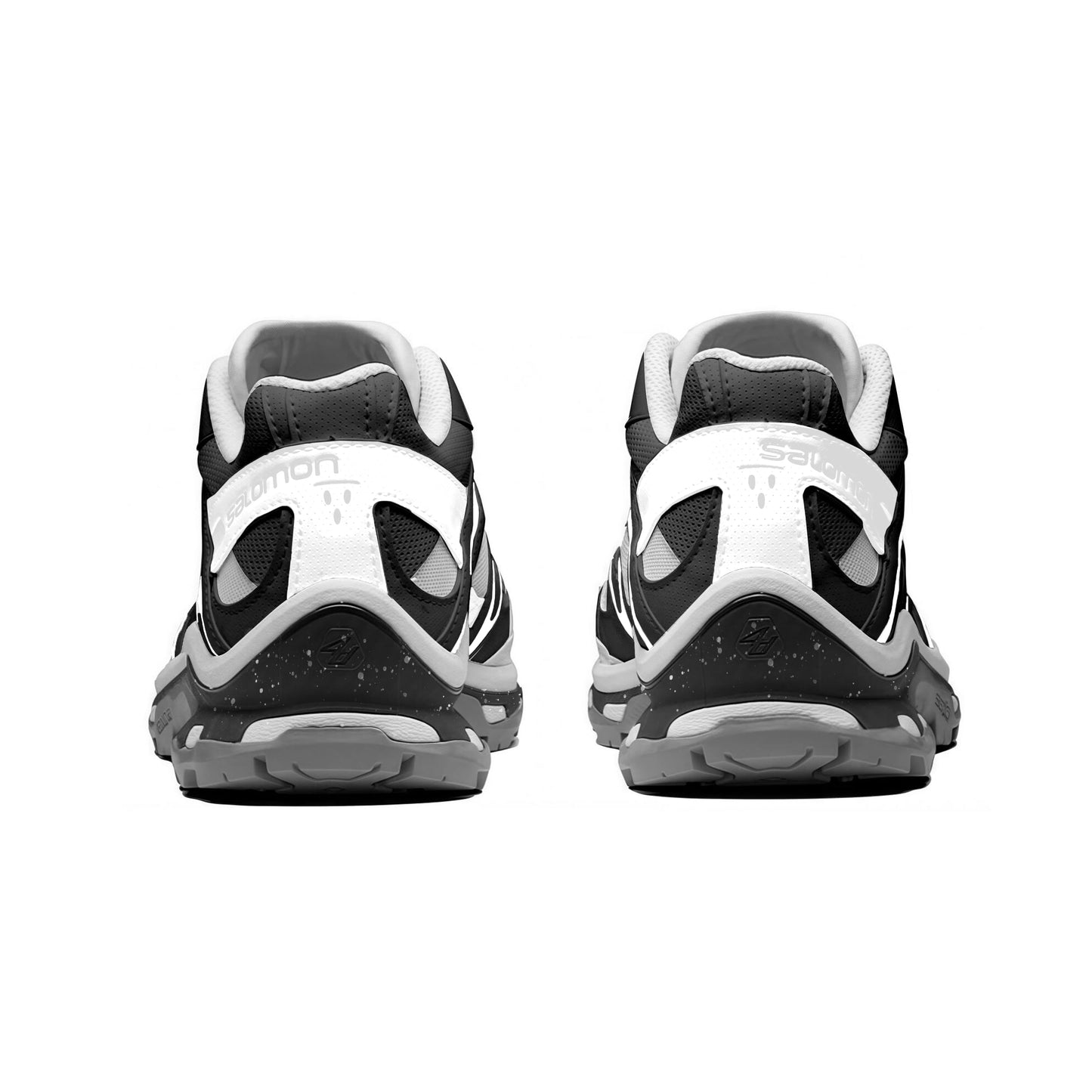Salomon XT-Quest Unisex Leather Outdoor Shoes – Black, White & Grey