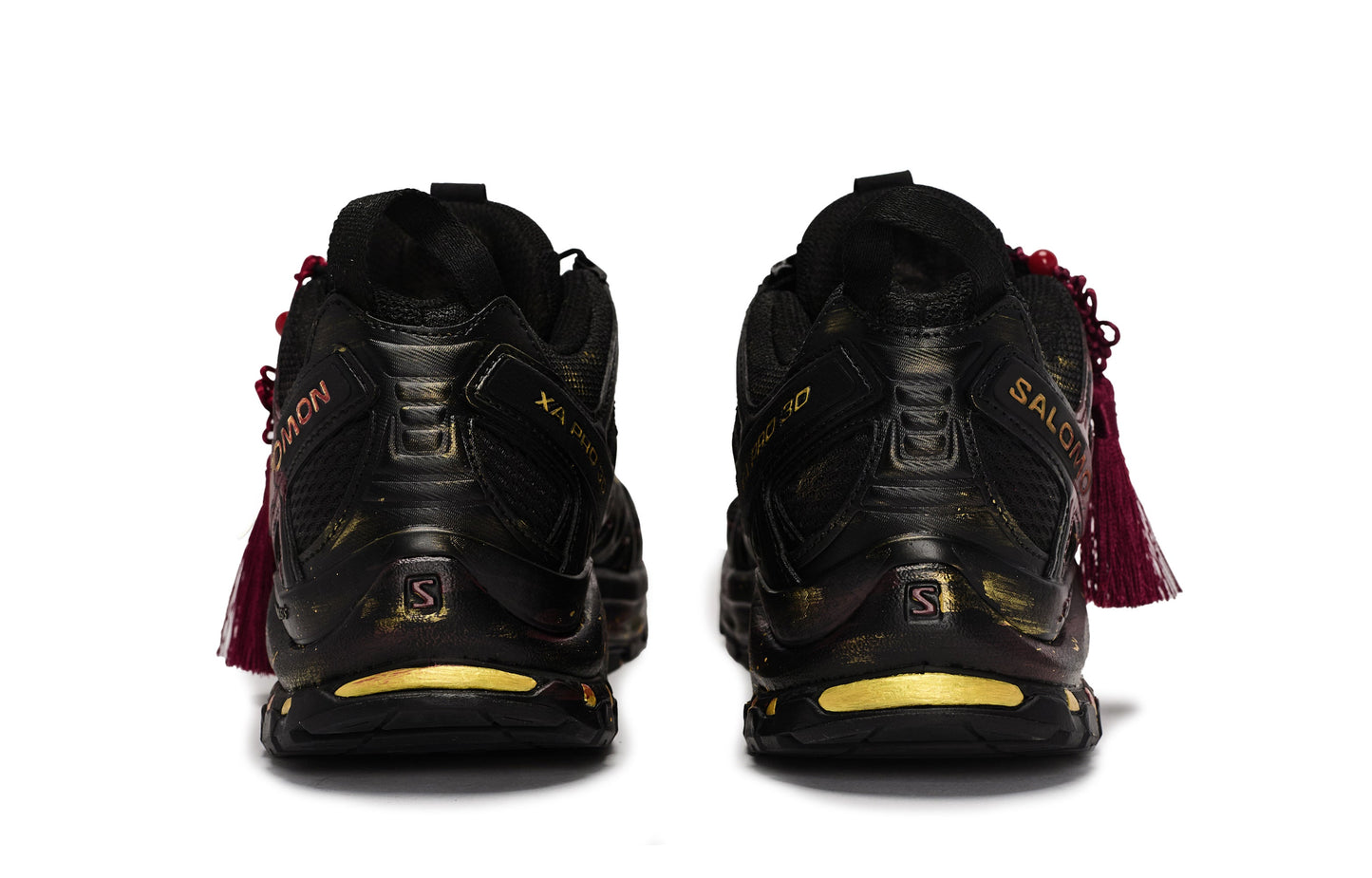 Salomon XA Pro 3D La Yaute × 811 Manufacturing CNY Limited Edition Unisex Outdoor Shoes – Black, Red & Gold