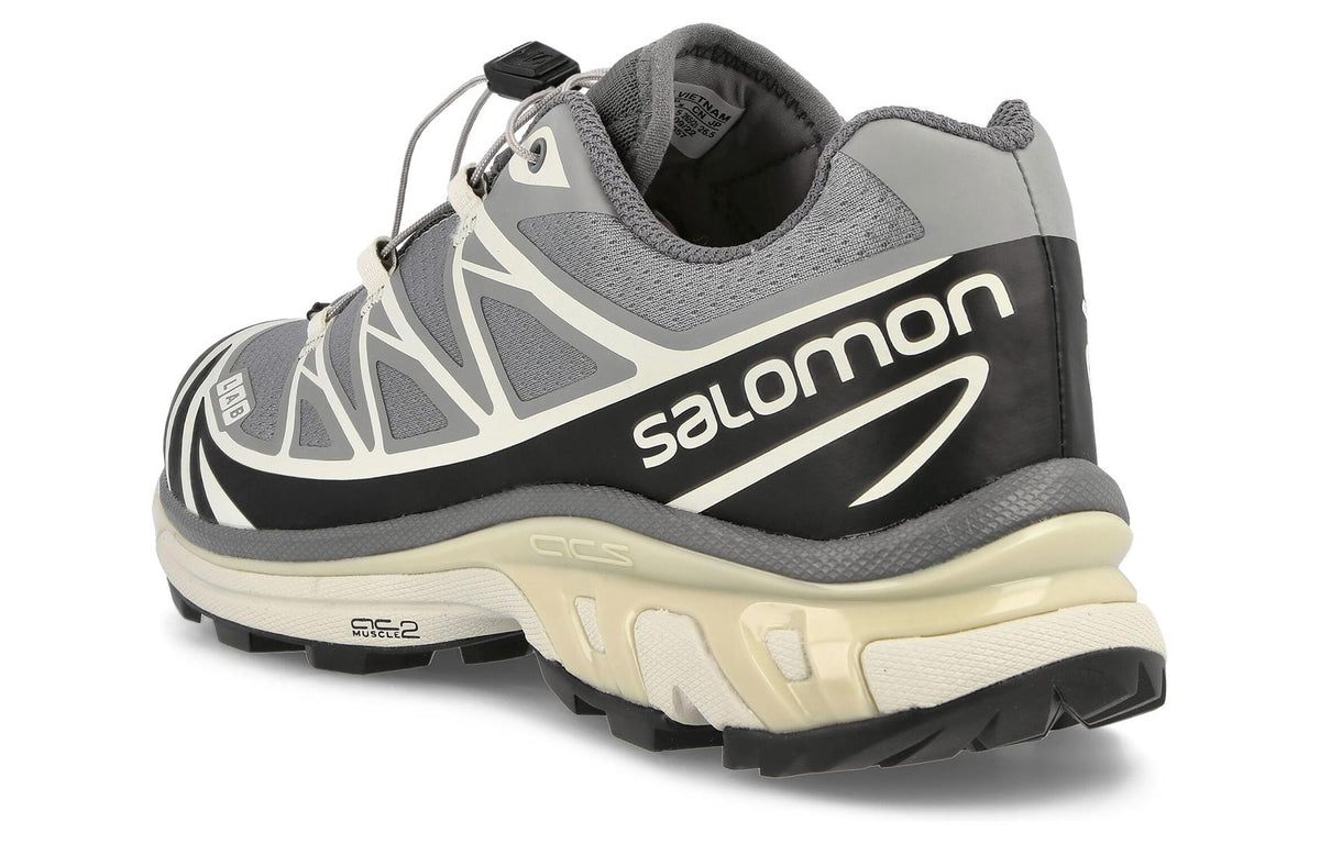 Salomon XT-6 RECUT Monument/Phantom Low-Top Running Shoes | Unisex Trail Sneakers