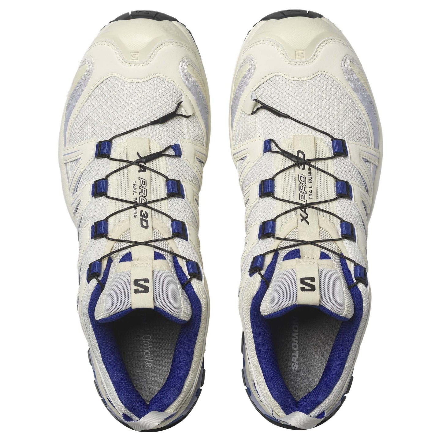 Salomon XA PRO 3D Unisex Trail Running Shoes – Light Beige & Blue