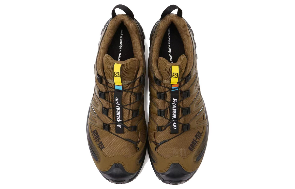 and wander × Salomon XA Pro 3D GTX Low-Top Outdoor Shoes | Unisex GORE-TEX Anti-Slip Trail Sneakers