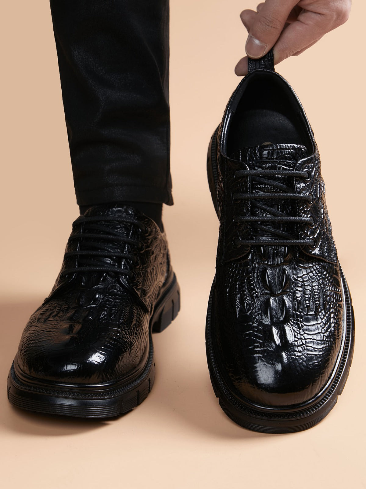 Handcrafted genuine leather shoes product view