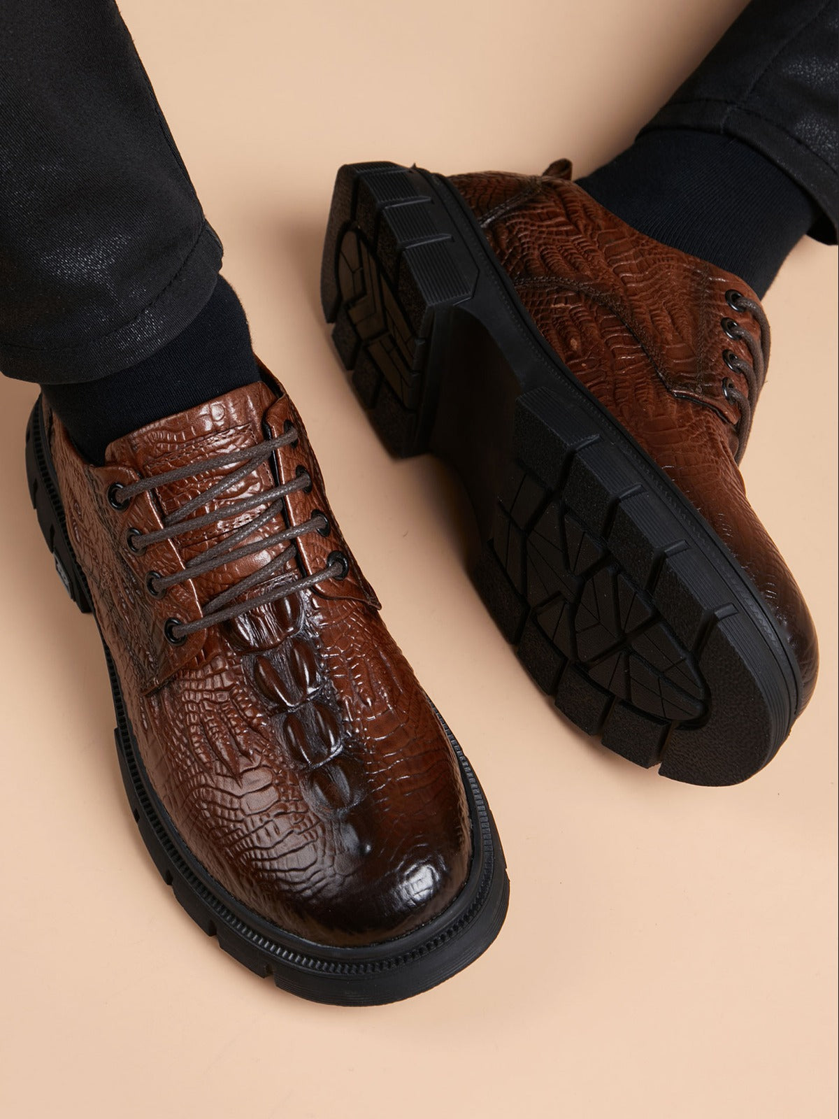 Handcrafted genuine leather shoes product view