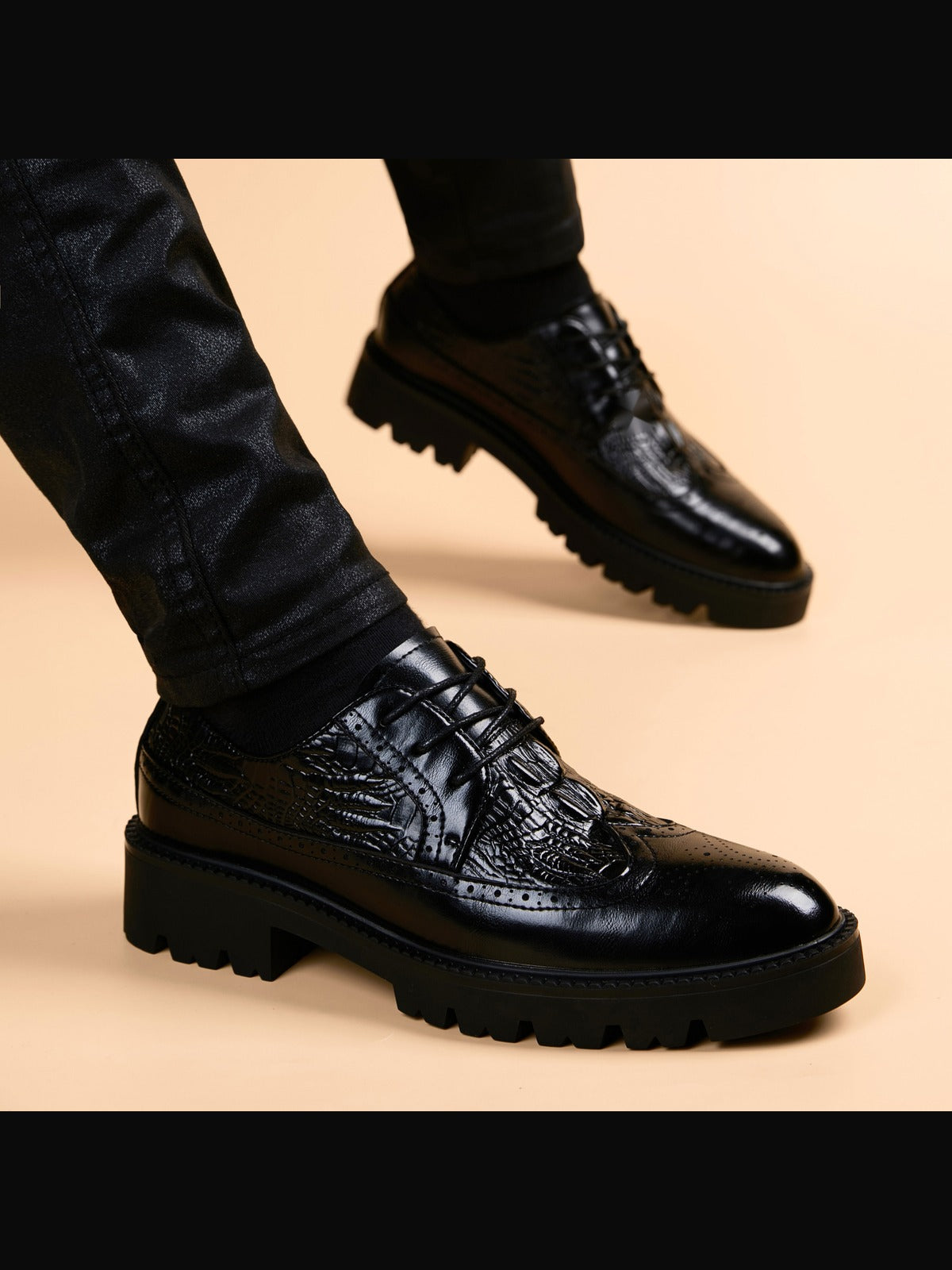 Handcrafted genuine leather shoes product view