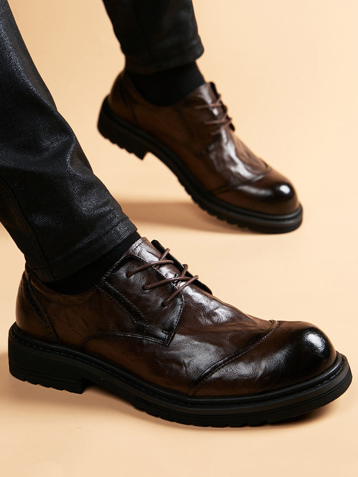 Handcrafted genuine leather shoes product view