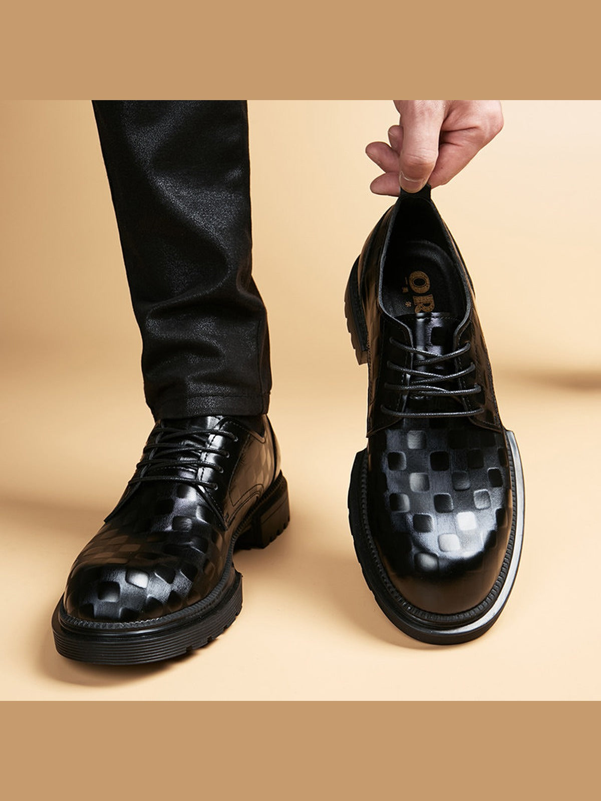 Handcrafted genuine leather shoes product view