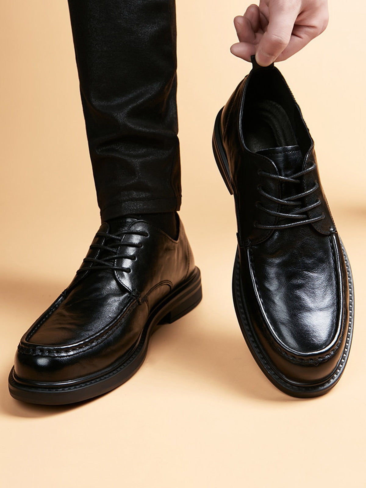 Handcrafted genuine leather shoes product view