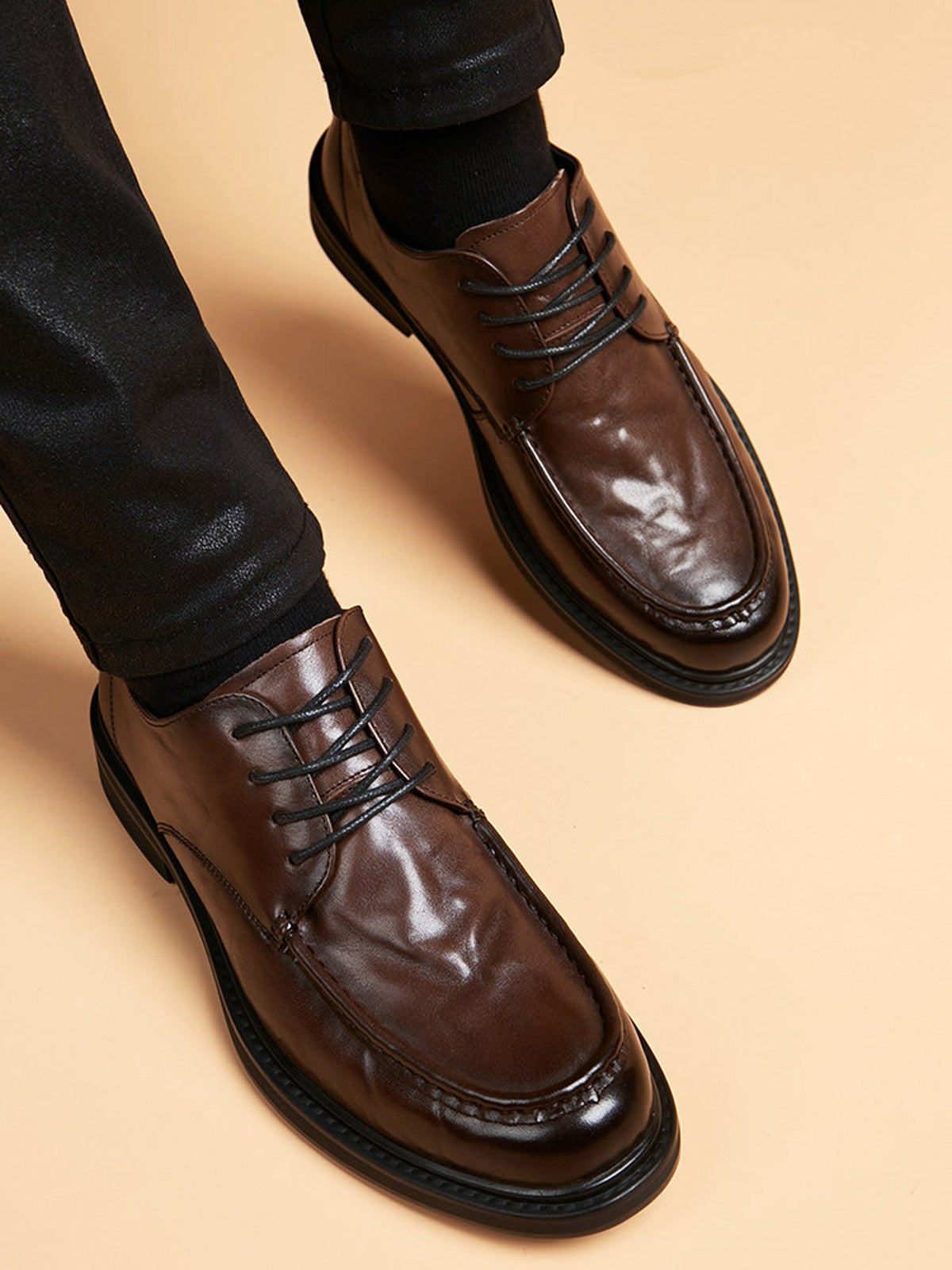 Handcrafted genuine leather shoes product view