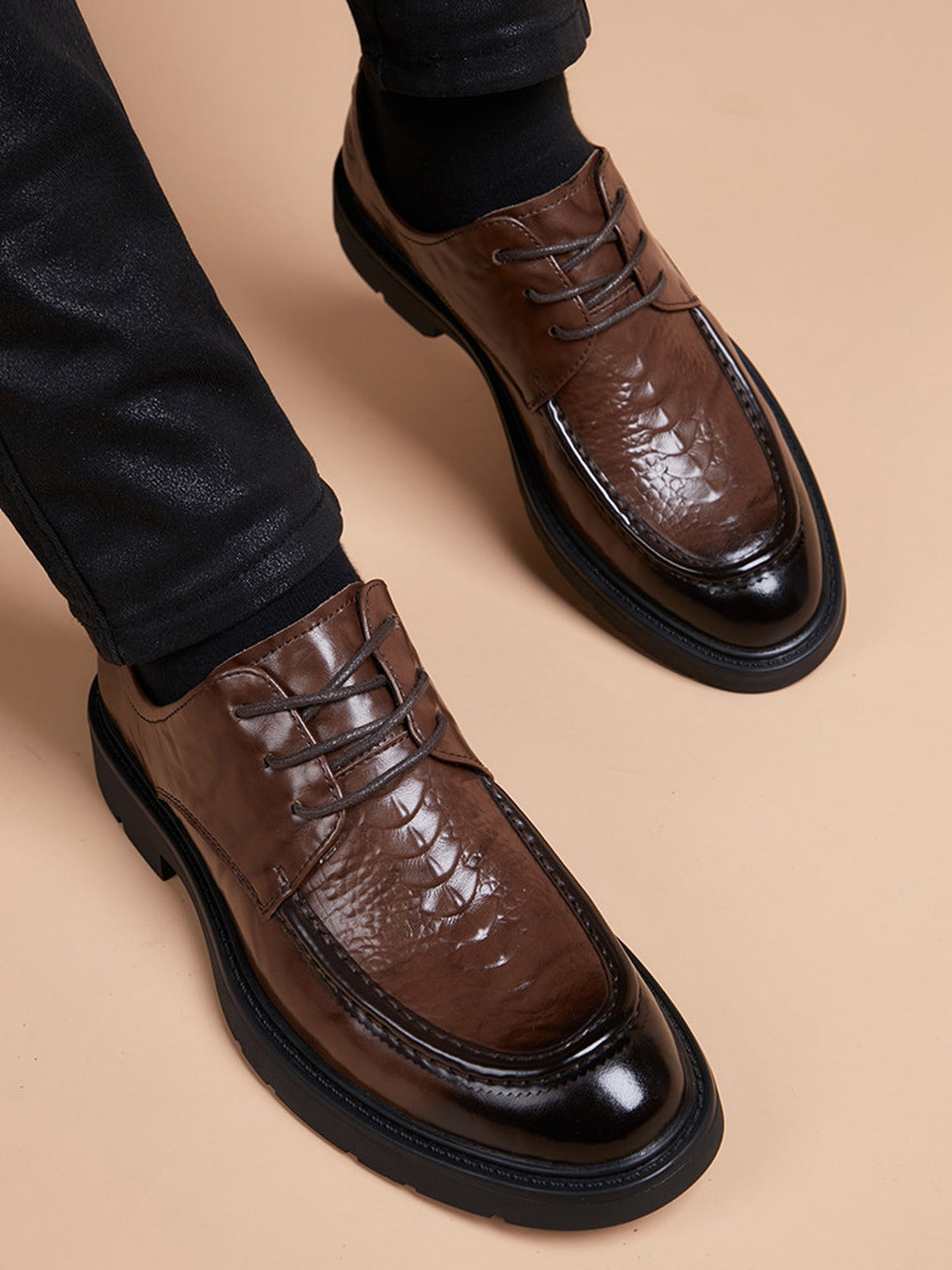 Handcrafted genuine leather shoes product view