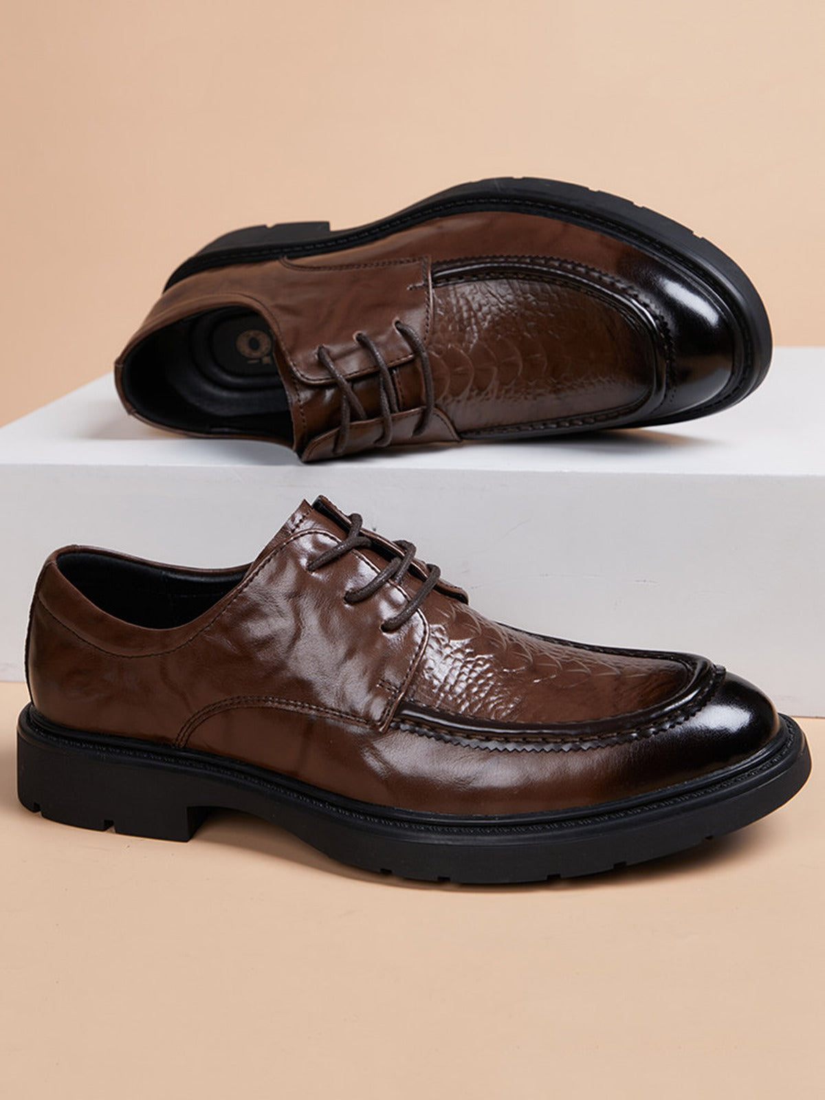 Handcrafted genuine leather shoes product view