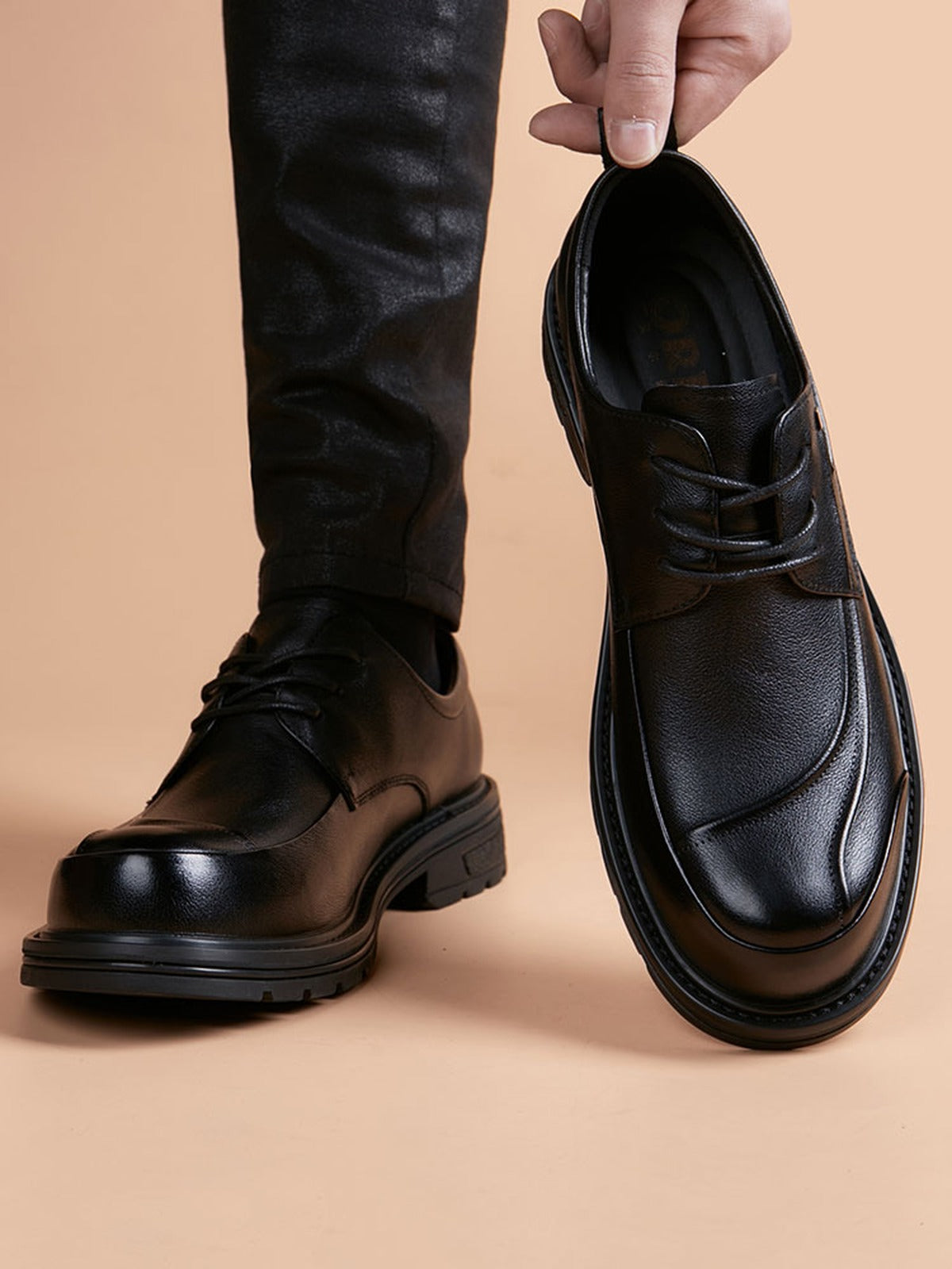 Handcrafted genuine leather shoes product view