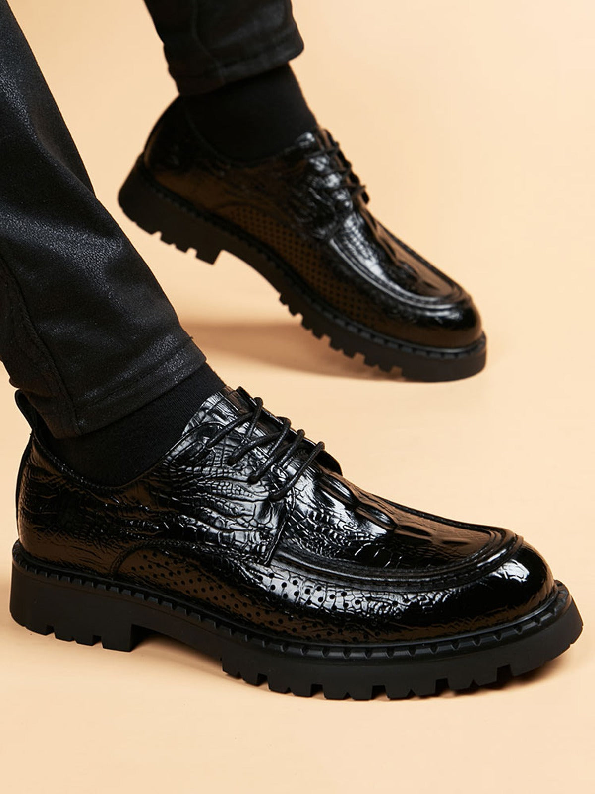 Handcrafted genuine leather shoes product view