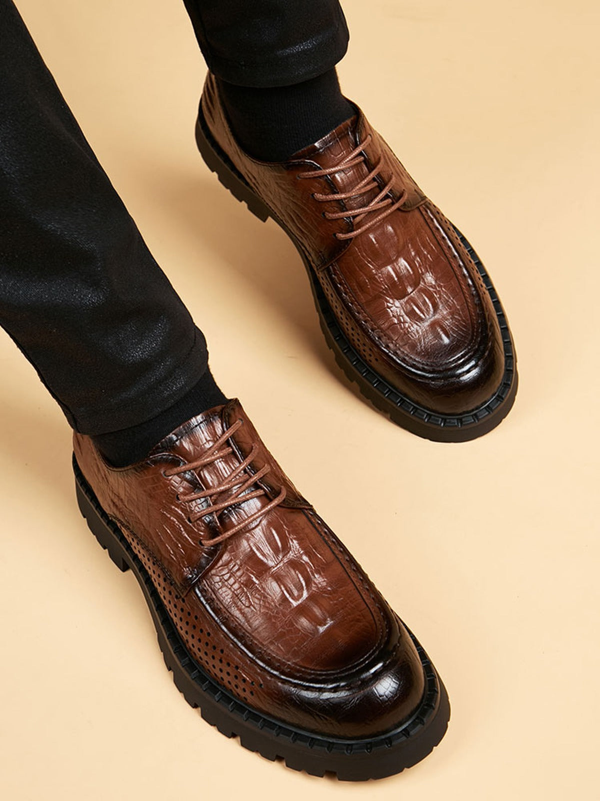 Handcrafted genuine leather shoes product view