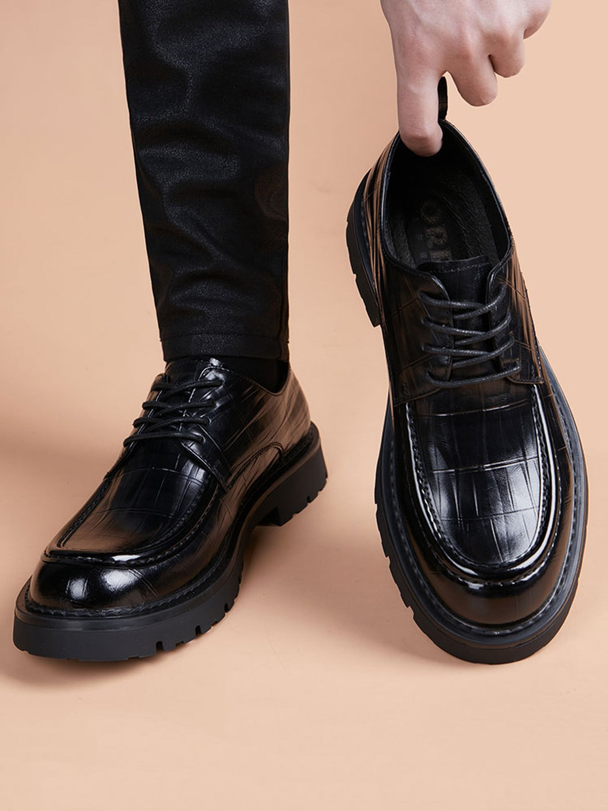 Handcrafted genuine leather shoes product view