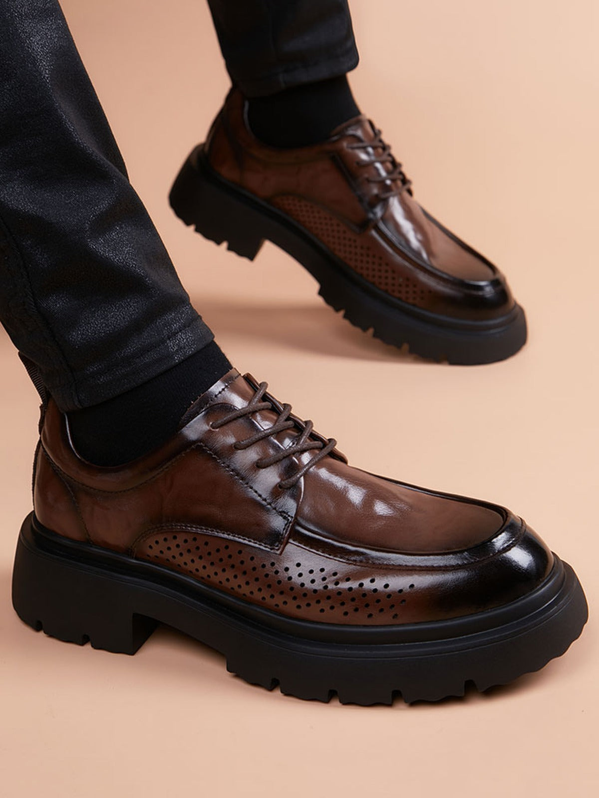 Handcrafted genuine leather shoes product view