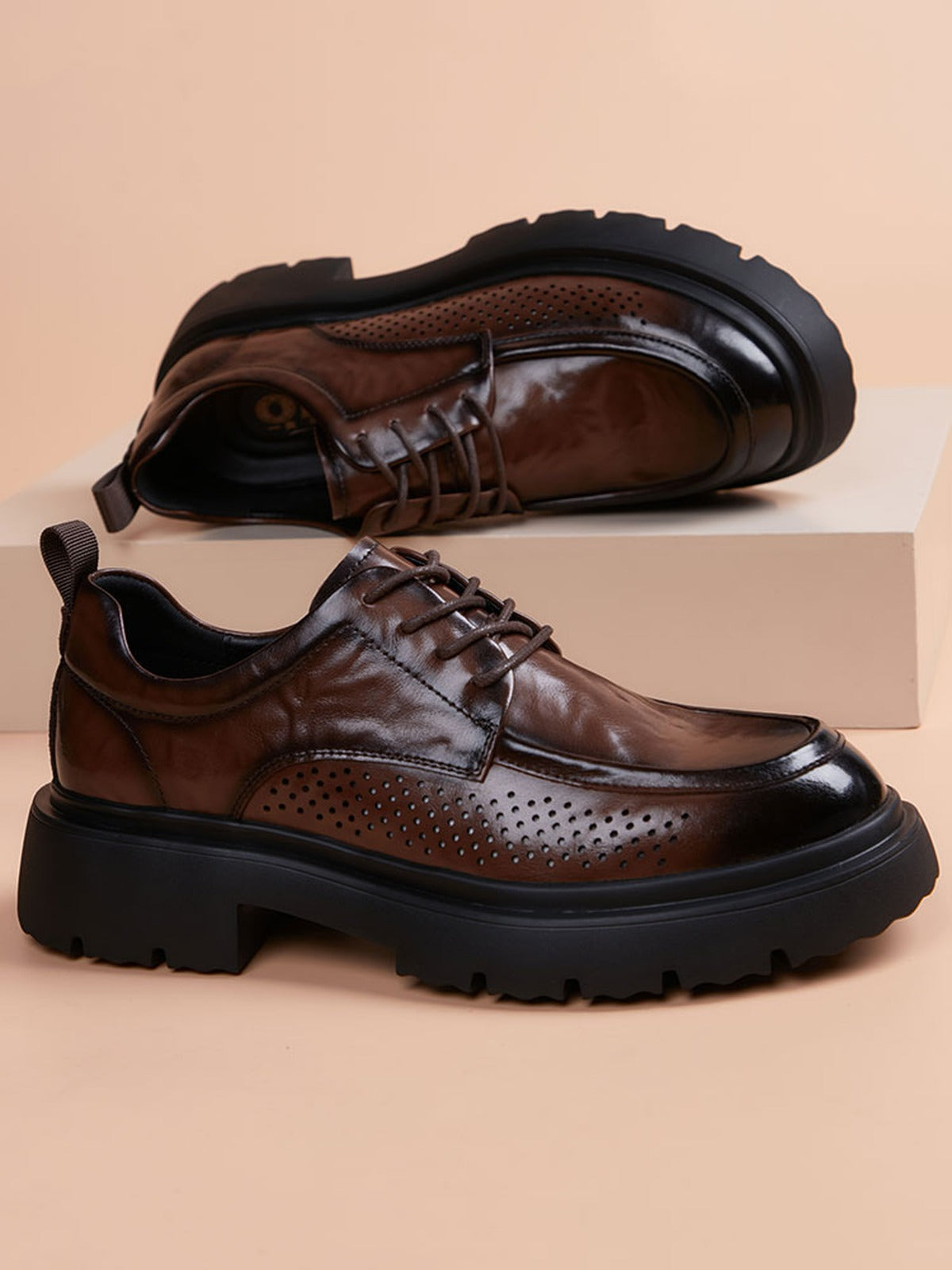 Handcrafted genuine leather shoes product view