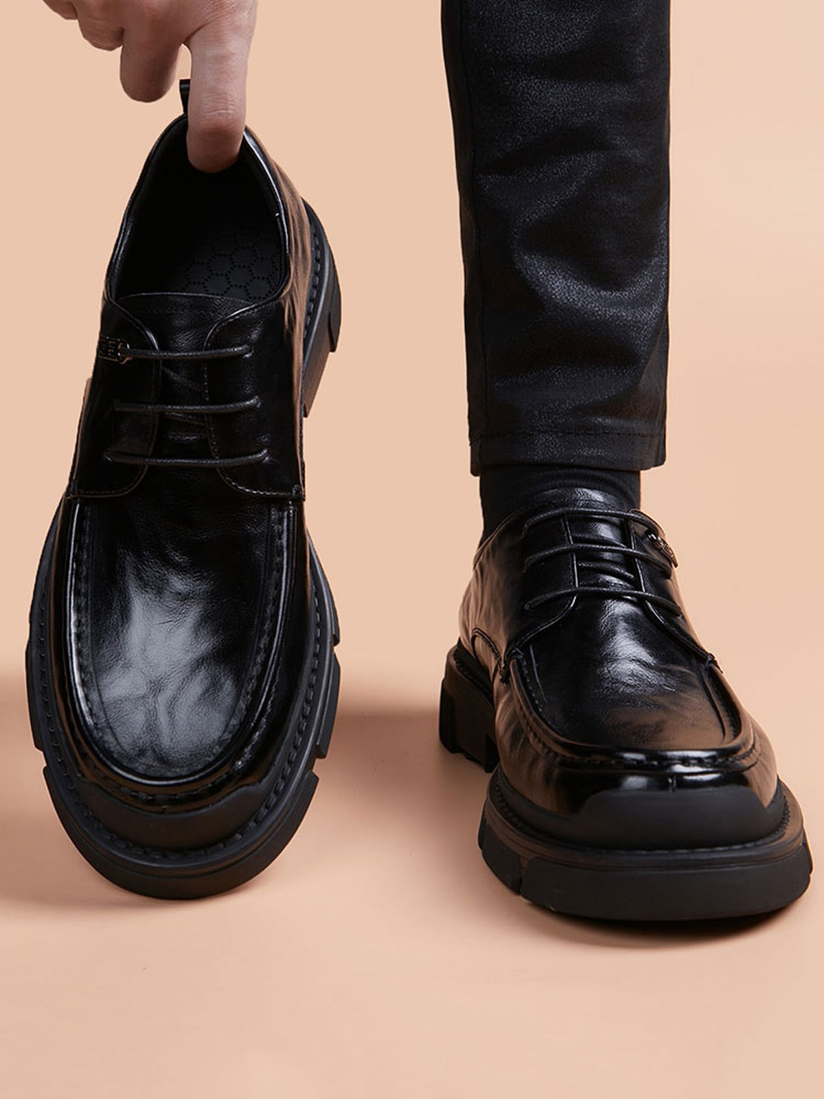 Handcrafted genuine leather shoes product view