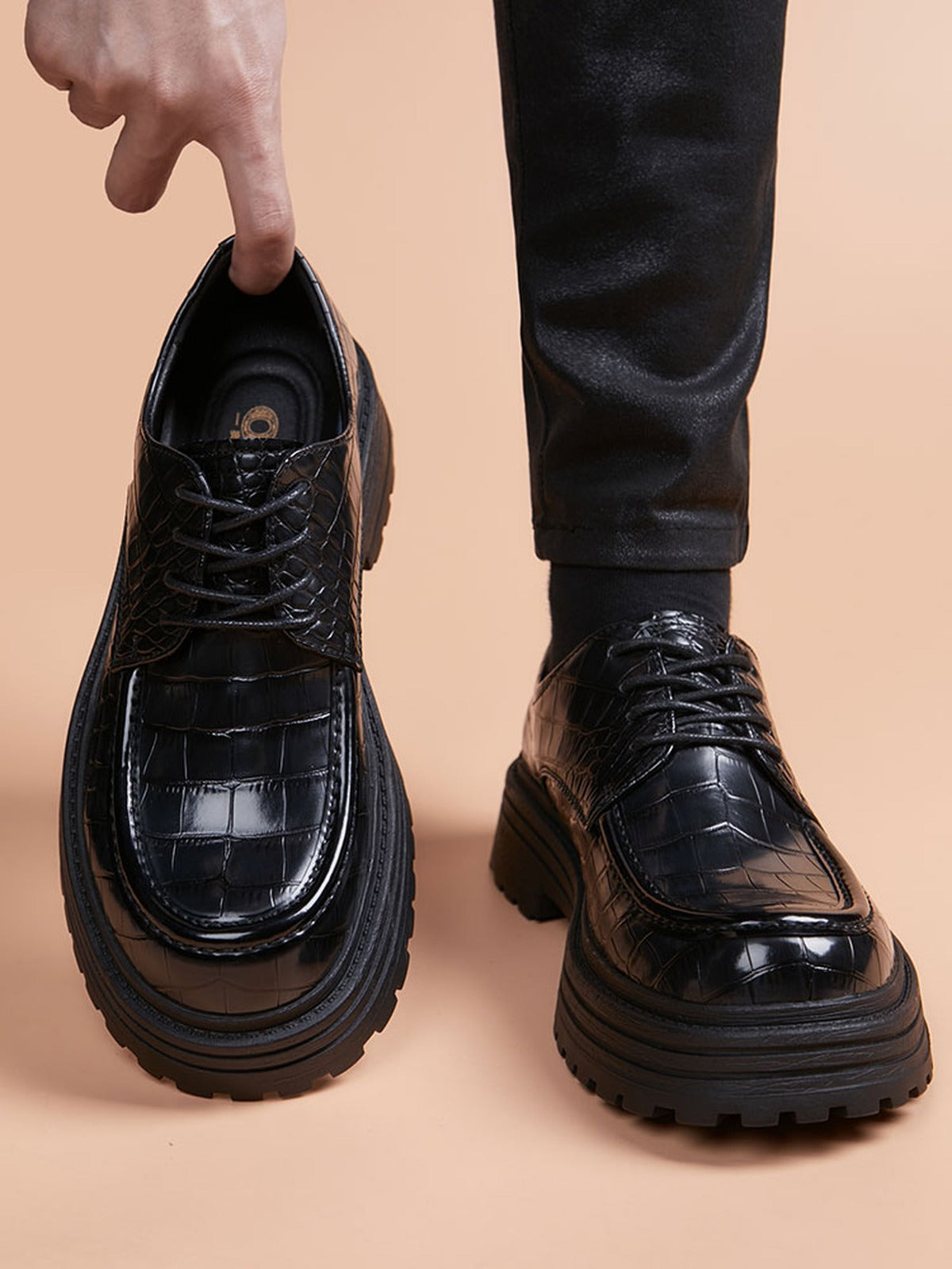 Handcrafted genuine leather shoes product view