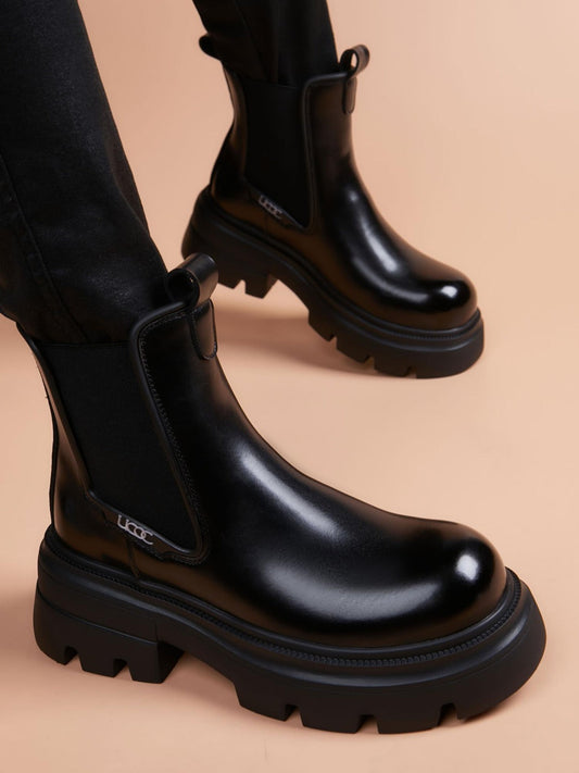 Handcrafted Genuine Leather Men's Boots - product view 1