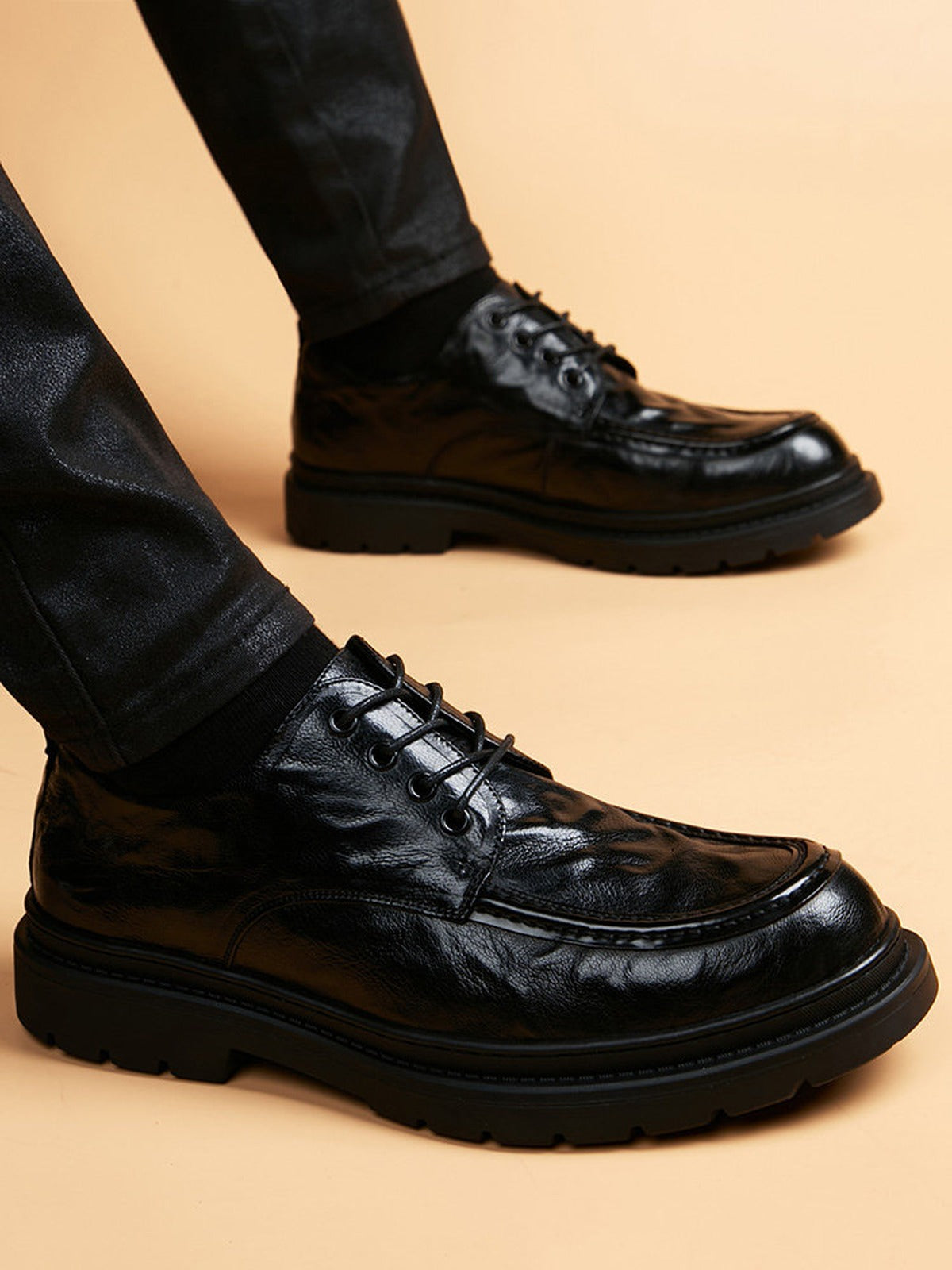 Handcrafted genuine leather shoes product view