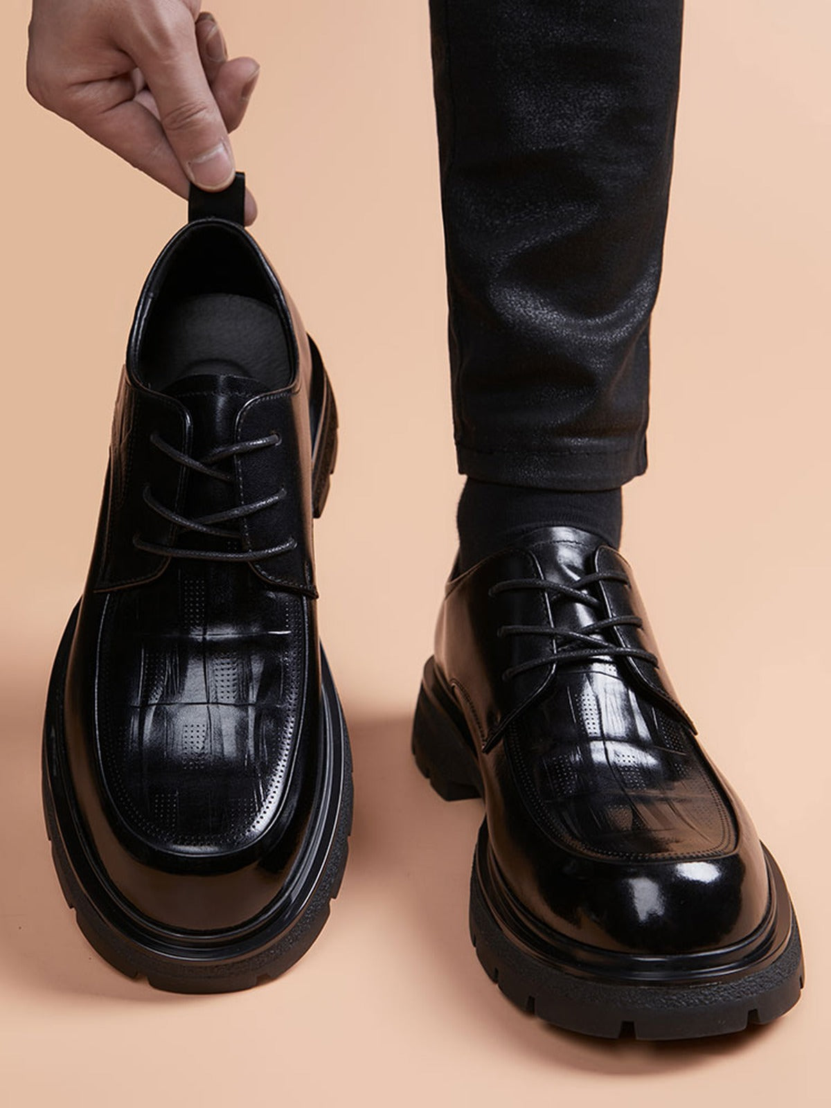 Handcrafted genuine leather shoes product view
