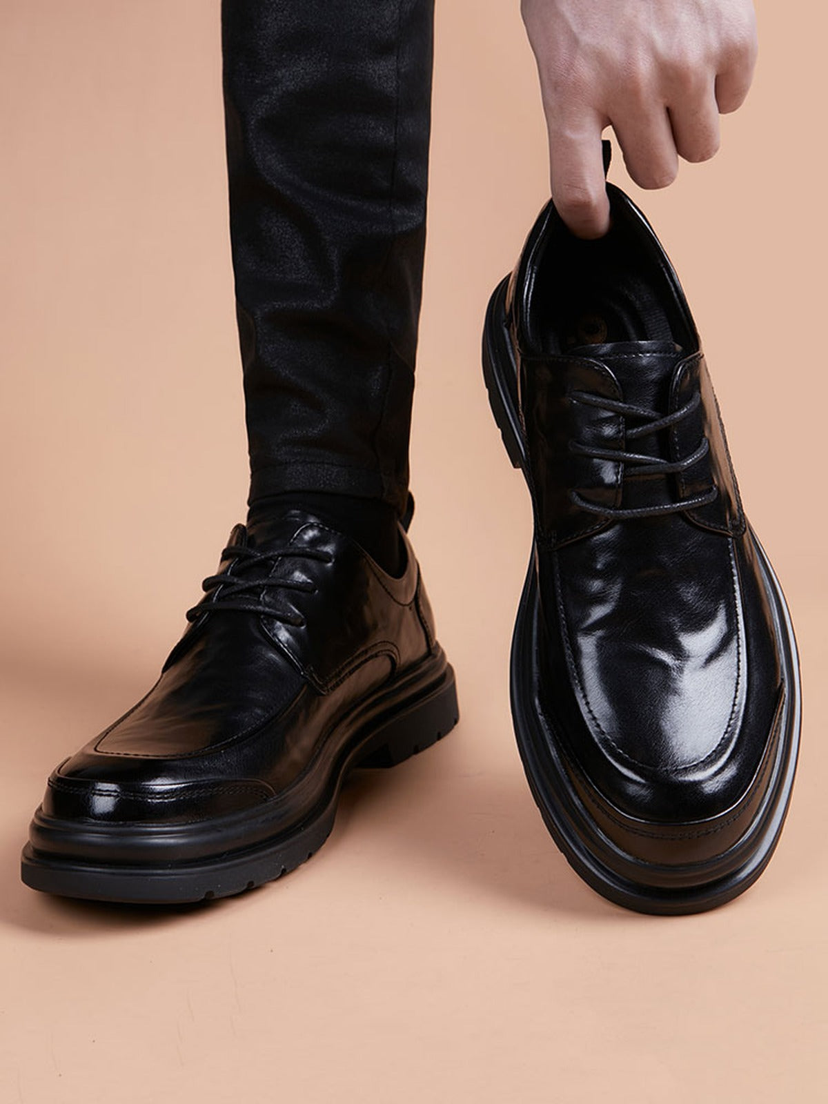 Handcrafted genuine leather shoes product view