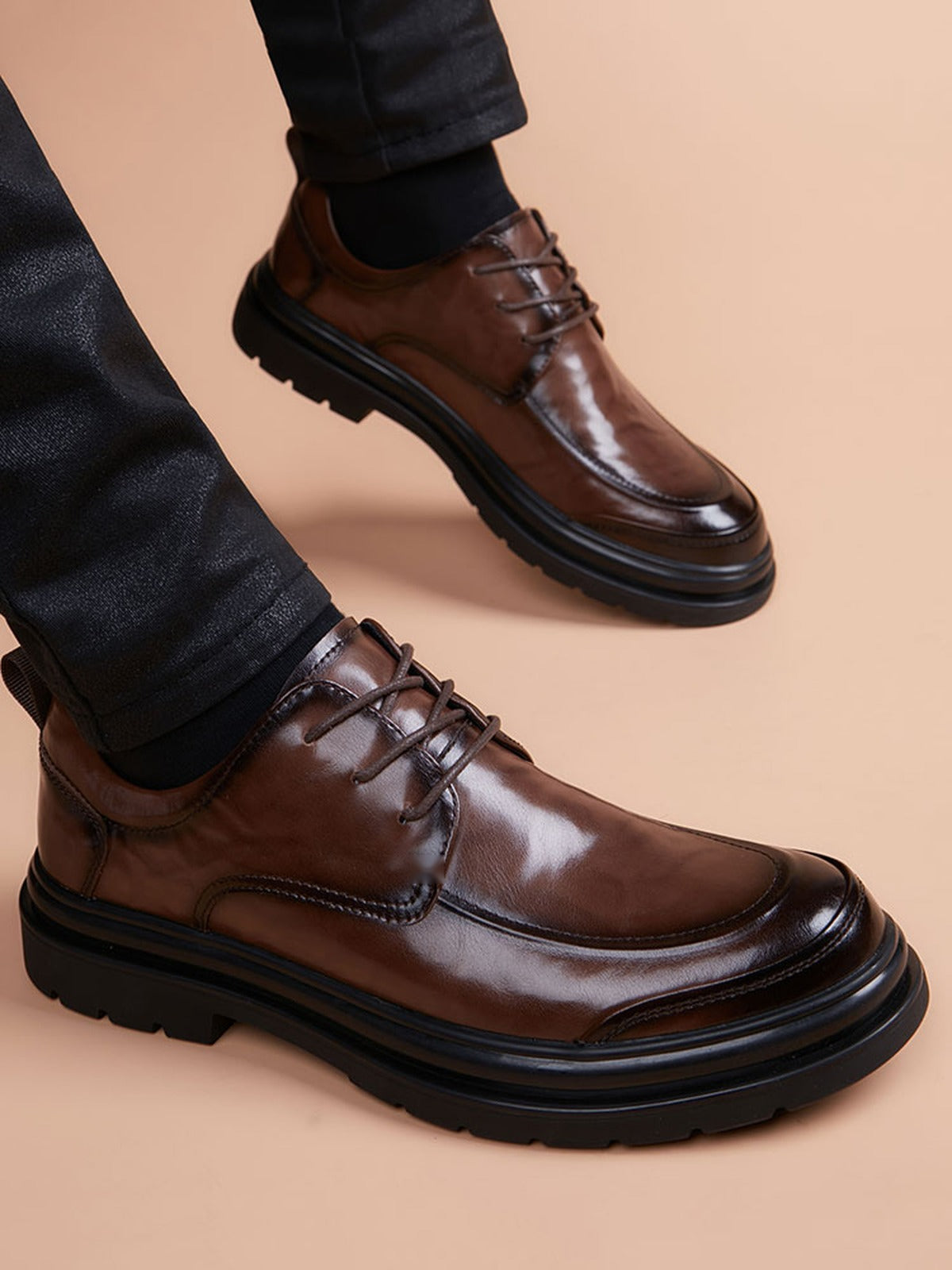 Handcrafted genuine leather shoes product view