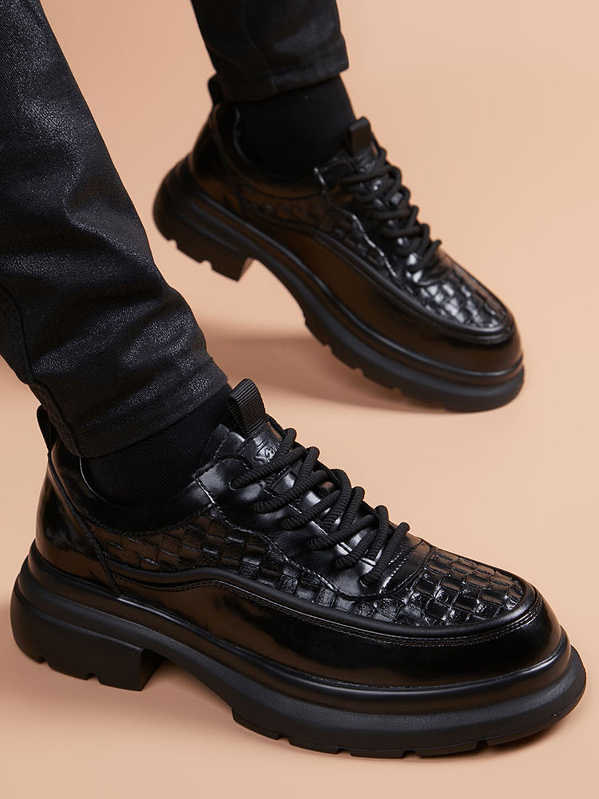 Handcrafted genuine leather shoes product view