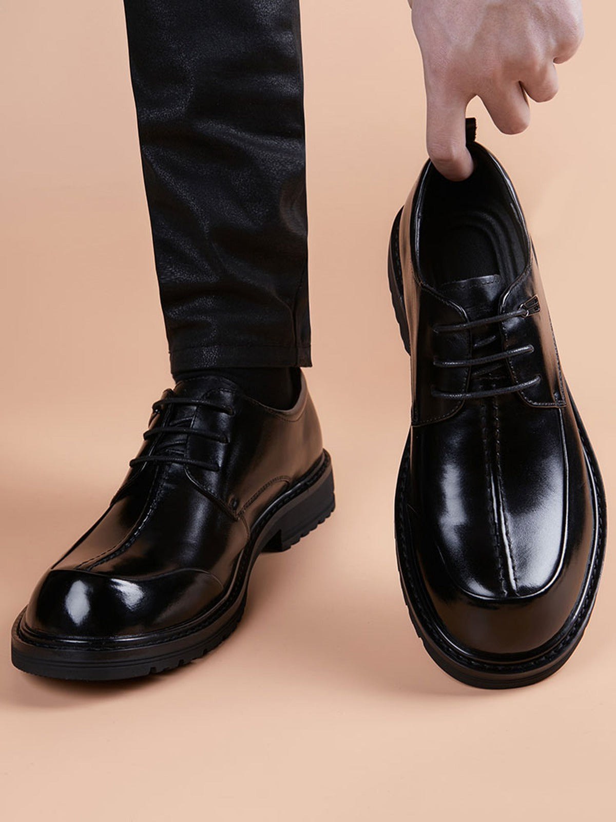 Handcrafted genuine leather shoes product view