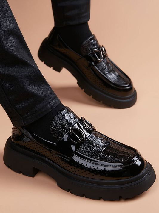 Handcrafted Genuine Leather Men's Slip-On Loafers - product view 1