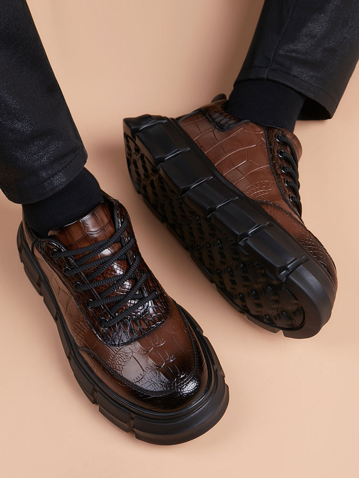 Handcrafted genuine leather shoes product view