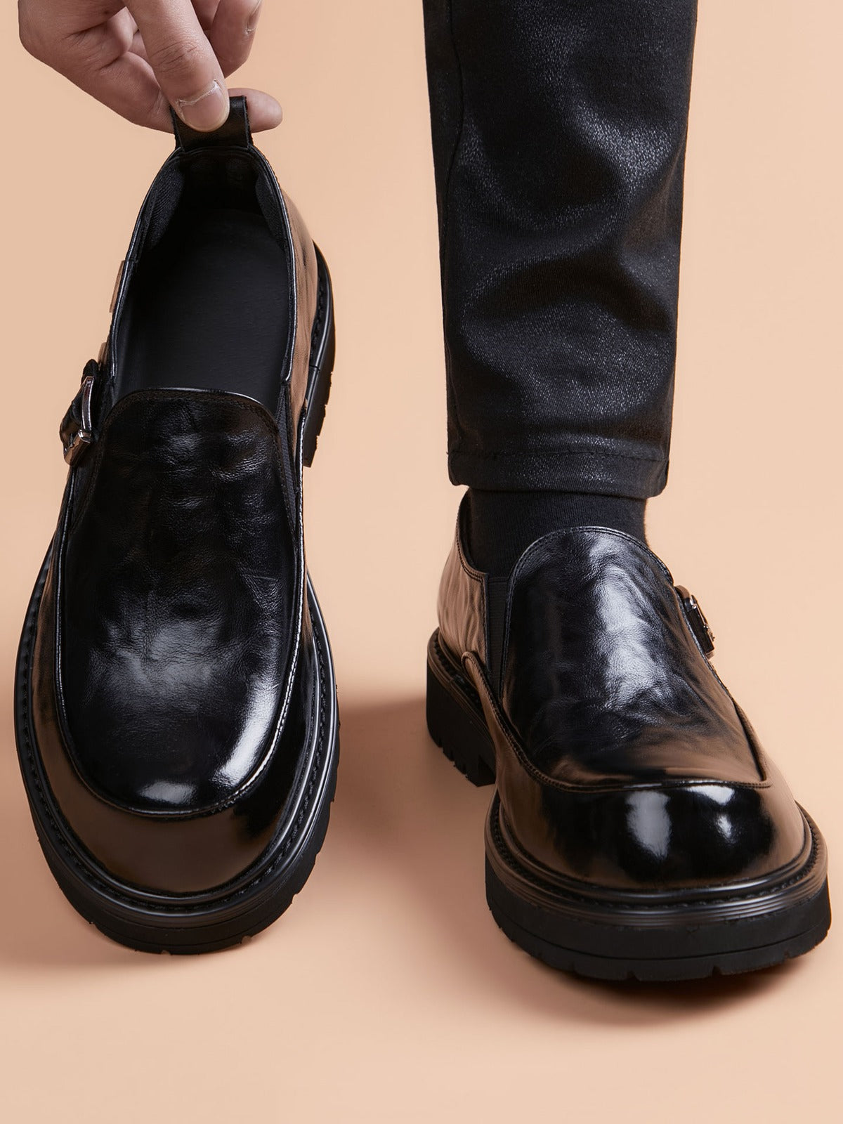 Handcrafted genuine leather shoes product view