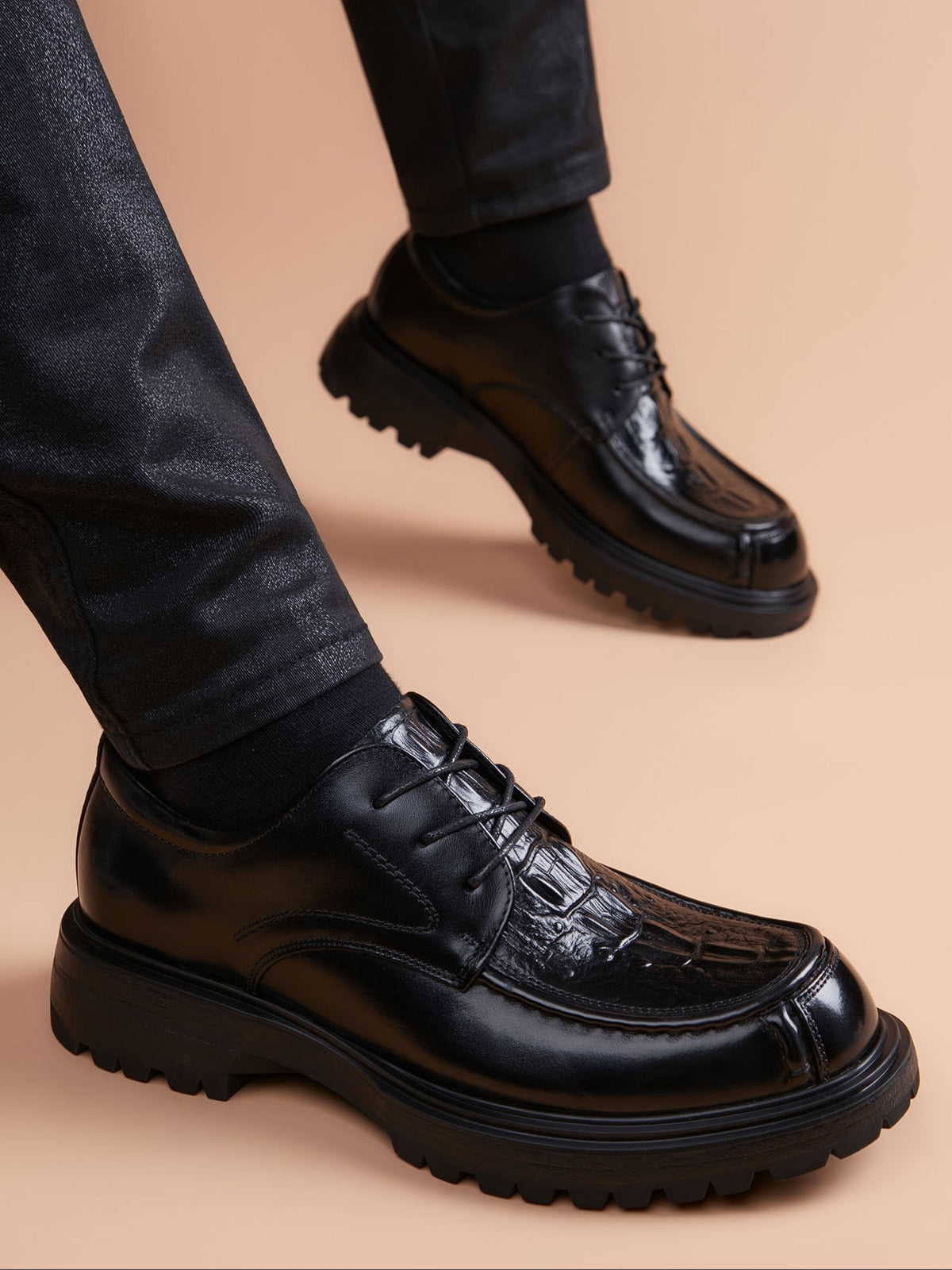 Handcrafted genuine leather shoes product view