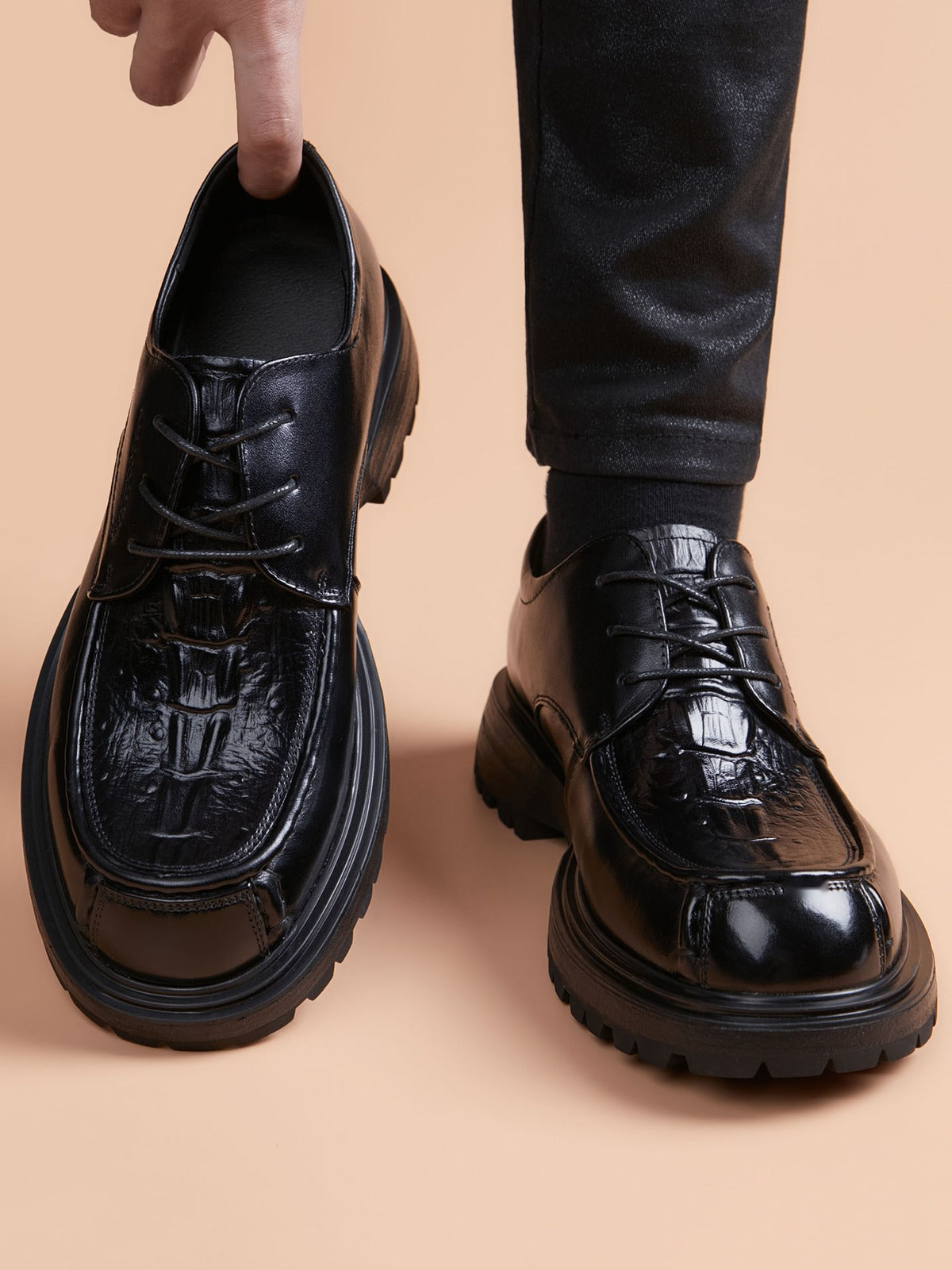 Handcrafted genuine leather shoes product view