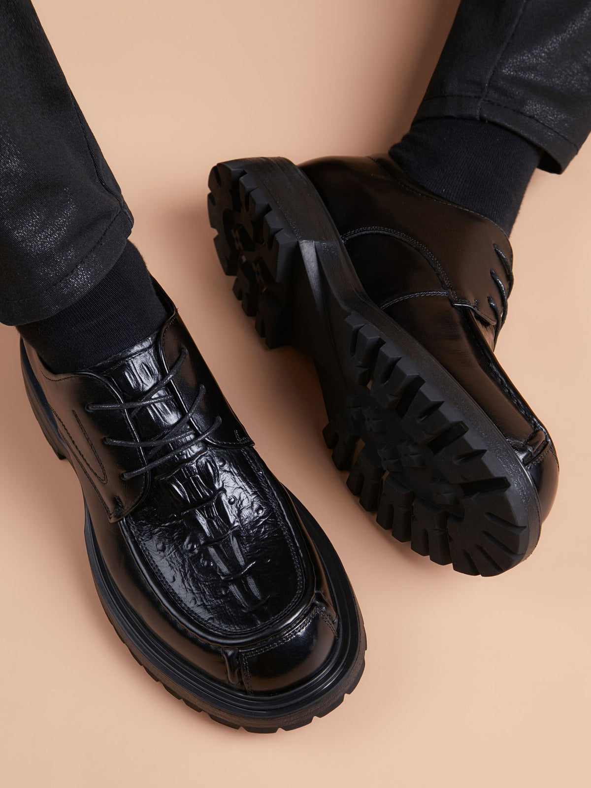 Handcrafted genuine leather shoes product view